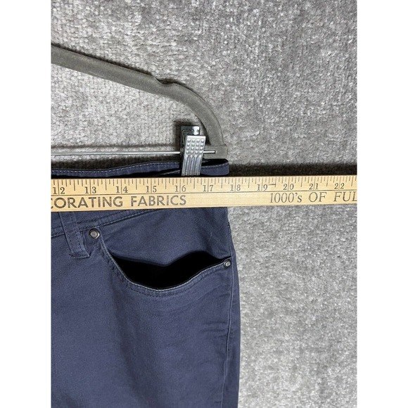 Saks Fifth Avenue Straight Leg Pants Mens Size 34x32 Stretch Blue‎ 5 Pocket - Picture 7 of 10